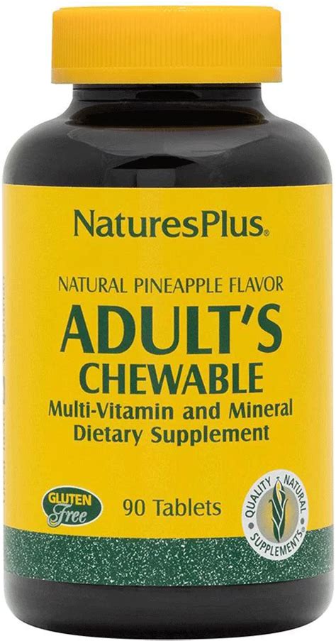 Naturesplus Adults Chewable Multi Vitamin And Mineral Tablets Shop Multivitamins At H E B