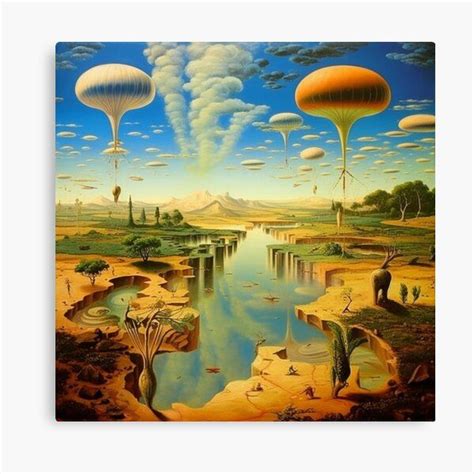 Salvador Dali Landscape Poster Dali Surrealism Poster Salvador Dali Poster Dali Poster