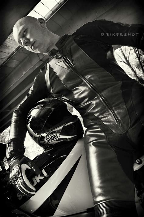 The Motorbikers Hot Biker Guys Motorcycle Leathers Suit Leather