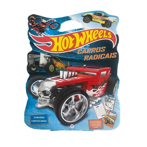 Maleta Hot Wheels Carros Radicais Livros Dvd Interativo Shopee Brasil