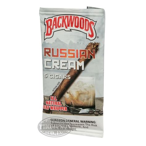 Backwoods Russian Cream Cigarillos Natural - Thompson Cigar