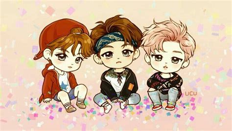 Vminkook Cartoon Art Bts Chibi Bts Drawings NBKomputer