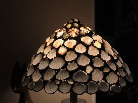 Beautiful Seashell Lamp Shade Handmade Signed And Numbered Etsy