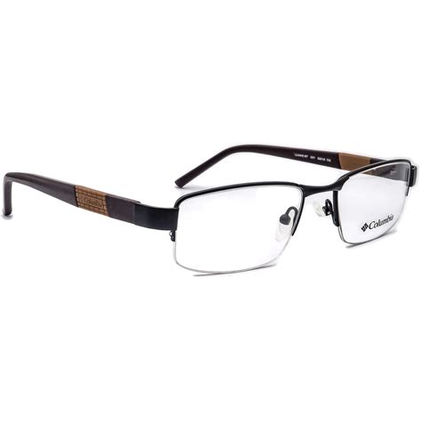 Columbia Mens Eyeglasses Williams Mt C01 Blackbrown Half Etsy Canada