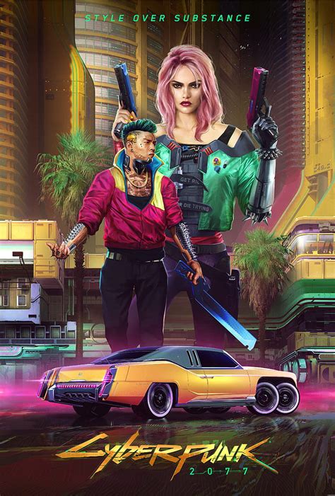 Cyberpunk 2077 Videojuegos Futurista Armadura Futurista Arma