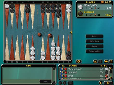 Online Backgammon Game