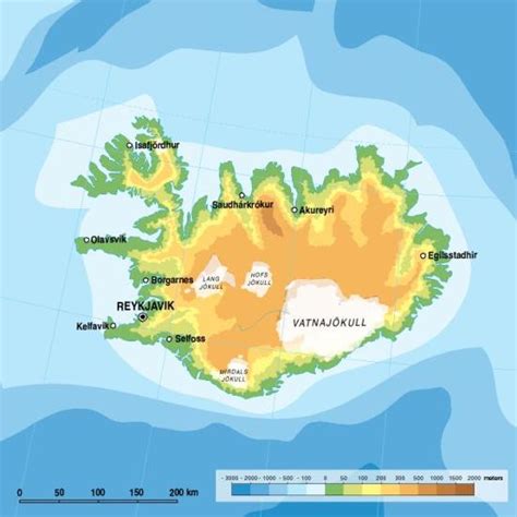 Mapa Para Imprimir De Islandia Mapa F Sico De Islandia Grid Arendal