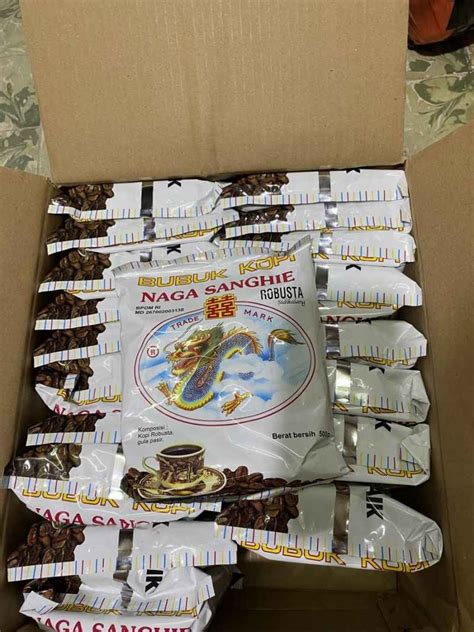 Jual Kopi Naga Sanghie Robusta 1kotak 20bks 500gr Asli Sidikalang Di