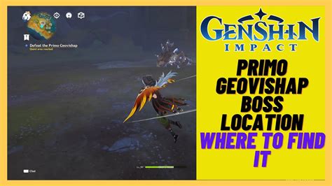 Genshin Impact Primo Geovishap Boss Location Where To Find It