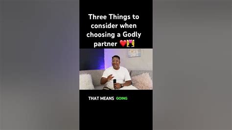 Three Things To Consider When Choosing A Life Partner Youtube