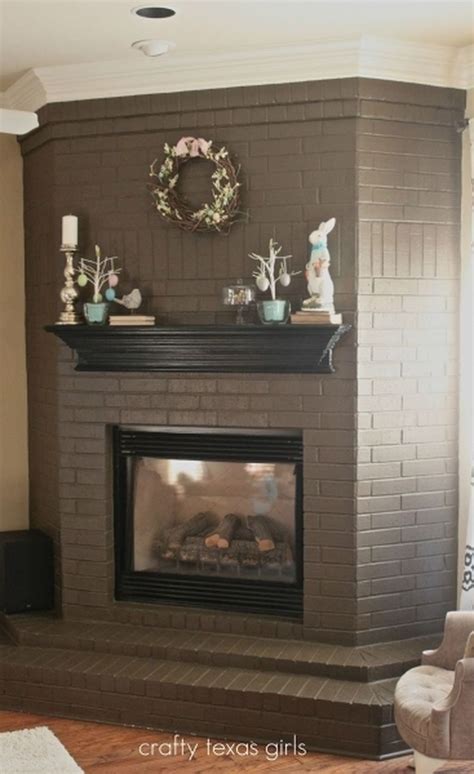 How To Paint Over A Painted Brick Fireplace