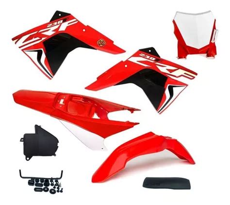 Kit Plástico Amx Crf 230 Select Adesivos Number Plate