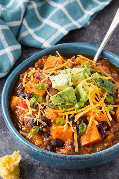 Sweet Potato Black Bean Chili {instant Pot} Healthy Instant Pot Recipes