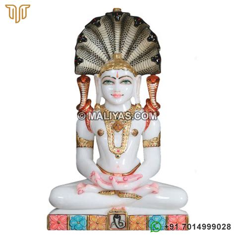 Marble Jain Parasnath Murti For Tempie Manufacturers Of Marble Jain