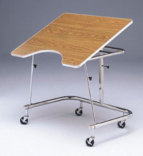 Bailey Heavy Duty Mobile Adjustable Height Wheelchair Table