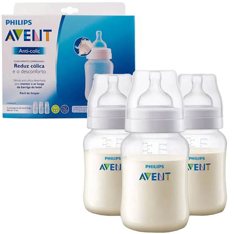 Kit Mamadeiras Avent Ml Transparente Philips Avent Shopee Brasil