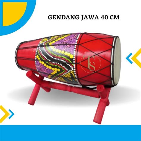 Jual Alat Musik Edukasi Anak Kendang Jawa Ukuran Cm Motif Painting