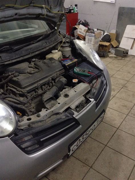 Начало истории обслуживания — Nissan March (K12), 1,4 л, 2002 года ...