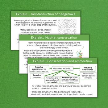 Maintaining Biodiversity Distance Learning By CMGs Science Lessons