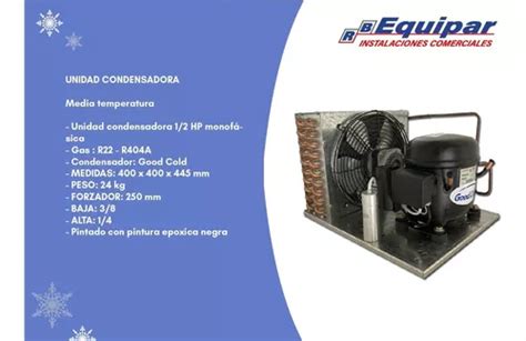 Unidad Condensadora Hp V Motor Camara Frigorifica En Venta En