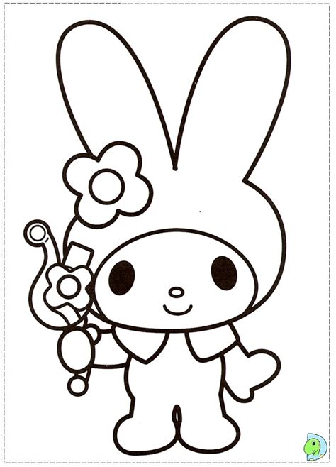 My Melody Coloring Page