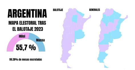 Resultados Balotaje 2023 El Mapa Electoral De La Argentina Tras El