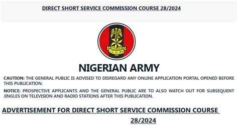 Nigeria Army Dssc Recruitment 20242025 Application Portal Travel