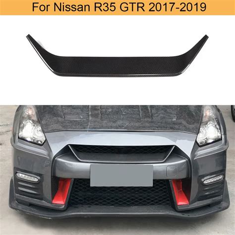 Car Front Grille Trim Bumper Grill Mesh Cover For Nissan R35 GTR 2017