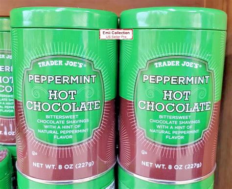 Trader Joe S Peppermint Hot Chocolate Oz G Tins