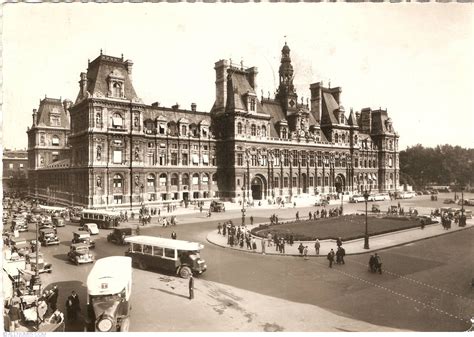 Paris City Hall H Tel De Ville Paris France Postcard