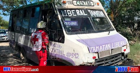 Hoy Tamaulipas Tamaulipas Microbusero A Punto De Morir Aplastado Tras