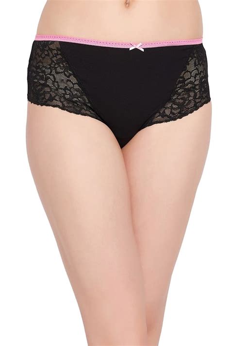 Buy Cotton Mid Waist Hipster Panty With Lace Wings Online India Best Prices Cod Clovia