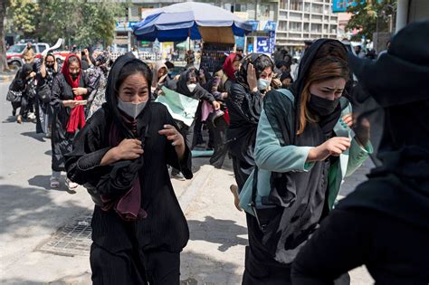 Taliban Violently Disperses Protests From Afghan Women