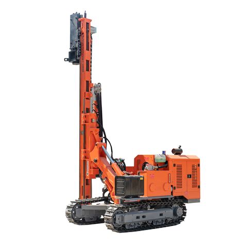 Hydraulic Crawler Solar Pile Drilling Screw Pile Driver China