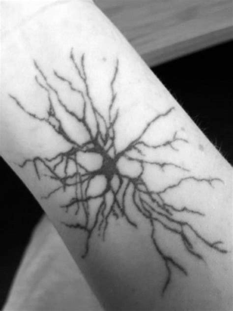 40 Neuron Tattoo Designs For Men - Nerve Cell Ink Ideas