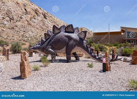 Stegosaurus at Dinosaur National Monument. Editorial Stock Image ...