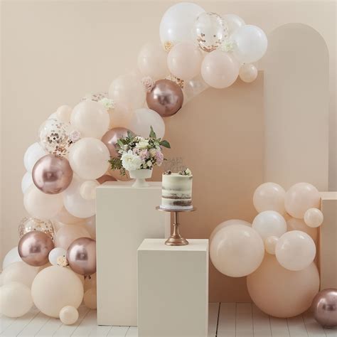 Kit Arche Ballons Avec Fleurs Artificielles The Weddingshop