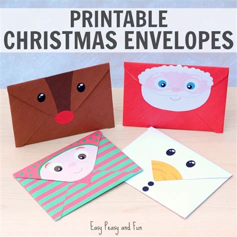 Printable Christmas Envelope