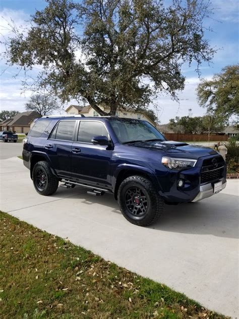 2018 Toyota 4runner Nautical Blue With Blac K Trd Wheels Toyota 4runner Trd 4runner Toyota