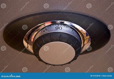 Combination Lock on Safe stock photo. Image of gold, security - 5731818