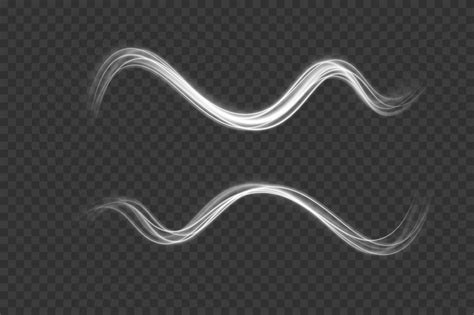 Premium Vector Golden Shiny Spiral Wave Sparks Curved Yellow Speed