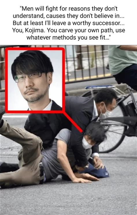 Senator Armstrongs Strongest Soldier Hideo Kojima Killed Shinzo Abe