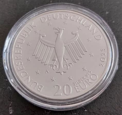 20 EURO MÜNZE 2023 Loriot Vicco von Bülow 1923 2011 Silber 925