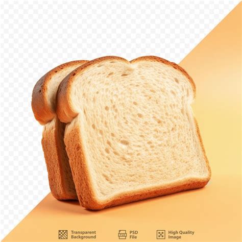 Premium PSD A Picture Of A Slice Of Bread With A Picture Of A Toasted