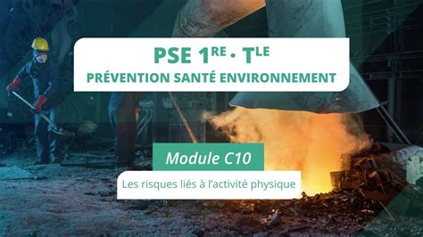 PSE module C10 Les risques liés à lactivité physique YouTube