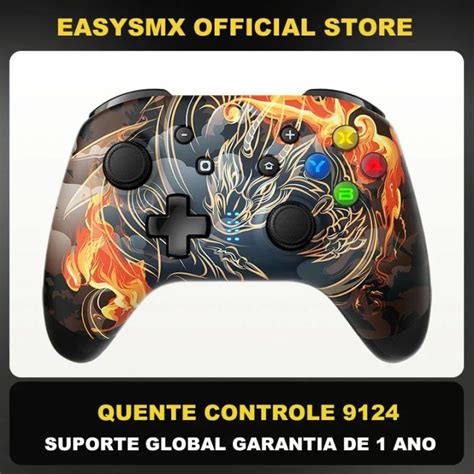 EasySMX 9124 Bluetooth Game Controller Wireless Gamepad Joystick