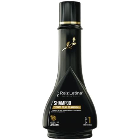 Kit Shampoo E Condicionador Raiz Latina Extrato Folha De Mandioca X Ml