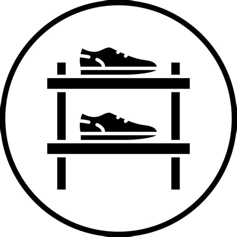 Shoe Shelves Vector Icon Style 22240777 Vector Art At Vecteezy