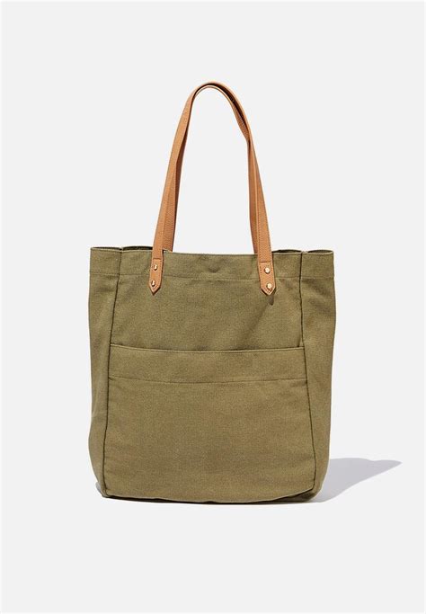 Olive Carryall Tote Bag Khaki Rubi Bags And Purses