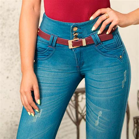 Venta Jean Talle Alto Dama En Stock